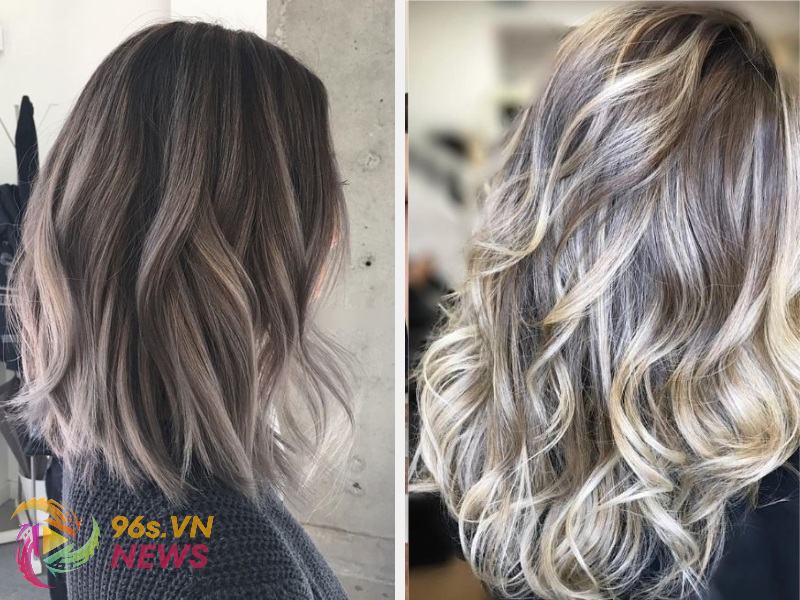 Tóc Highlight Màu Vàng Ánh Kim