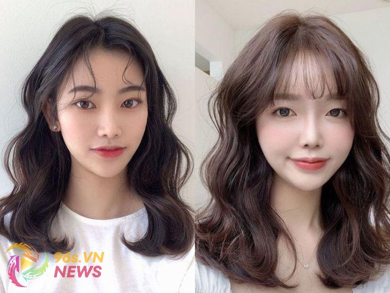 Tóc uốn gợn sóng ngắn