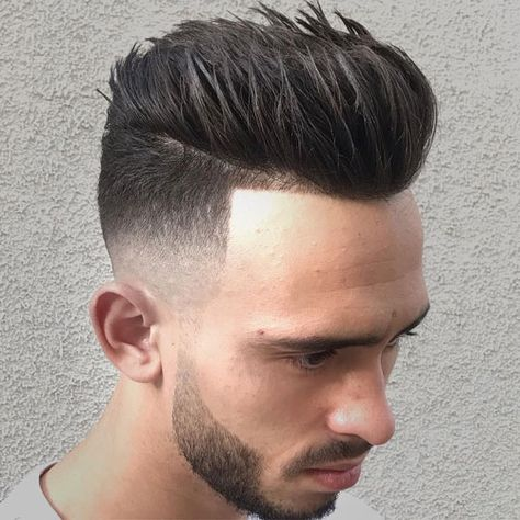 31. Pompadour with Fade