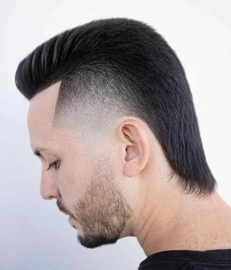 Tóc mullet nam Undercut