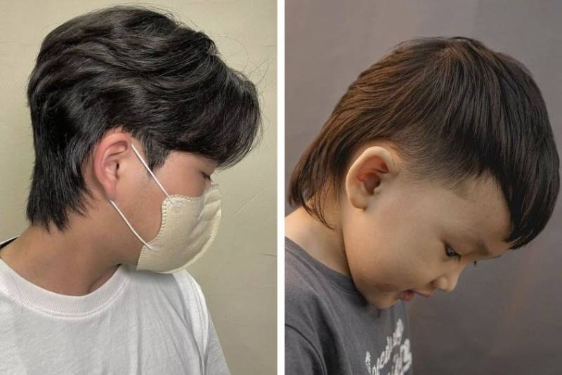 Tóc Mullet để đuôi dài