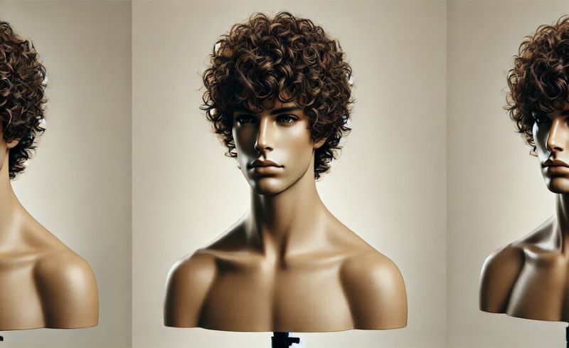 Tóc giả uốn xoăn