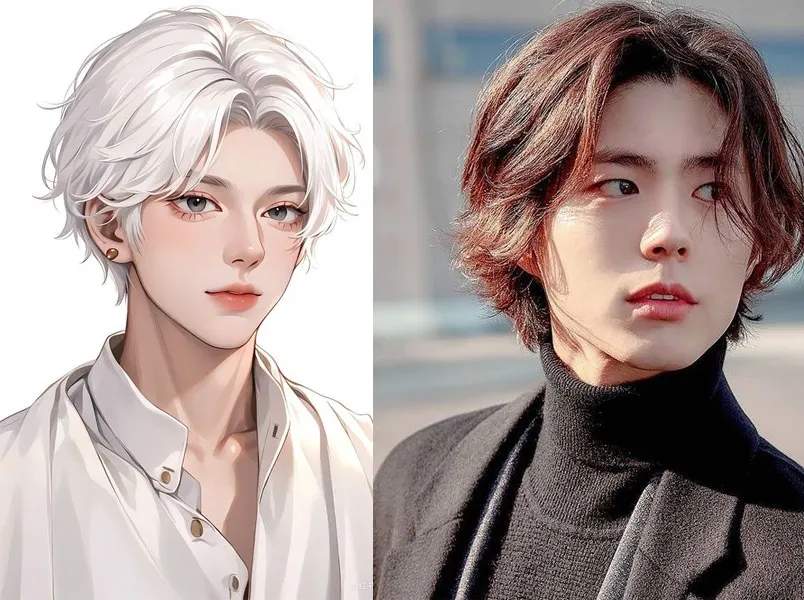 tóc anime nam dẫn đầu xu hướng