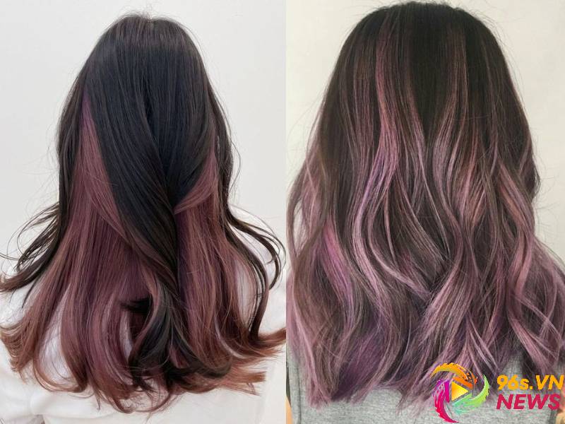 Gẩy light màu hồng ánh tím