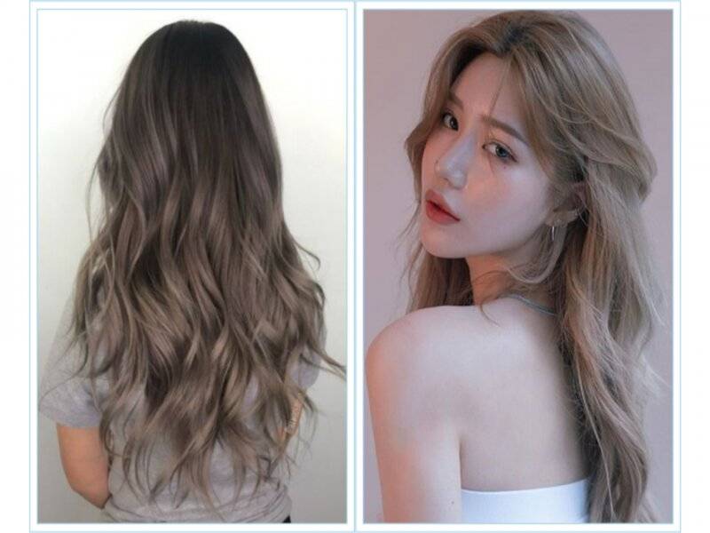 Tóc layer nữ dài uốn sóng