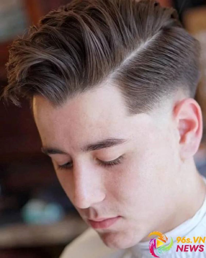 Tóc side part undercut