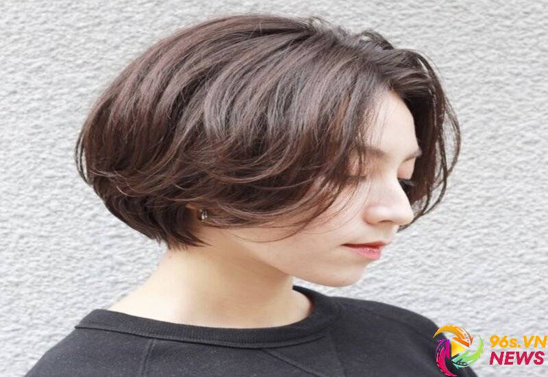 Tóc tém bob uốn phồng