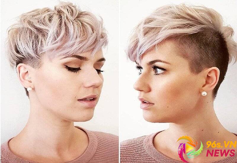 Tóc tém undercut nữ