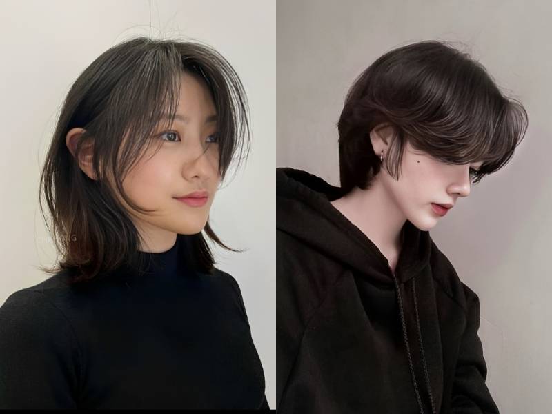 Tóc tomboy nữ mullet