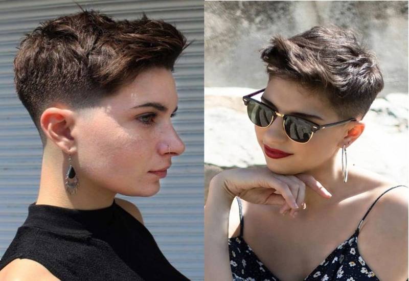 Tóc tomboy nữ undercut