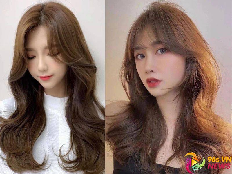 Uốn tóc layer gợn sóng nhẹ