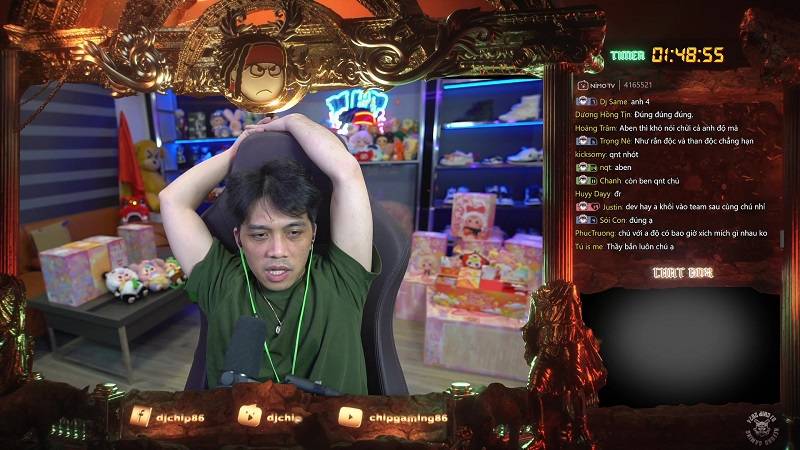 Nội dung livestream của anh xoay quanh tựa game PUBG