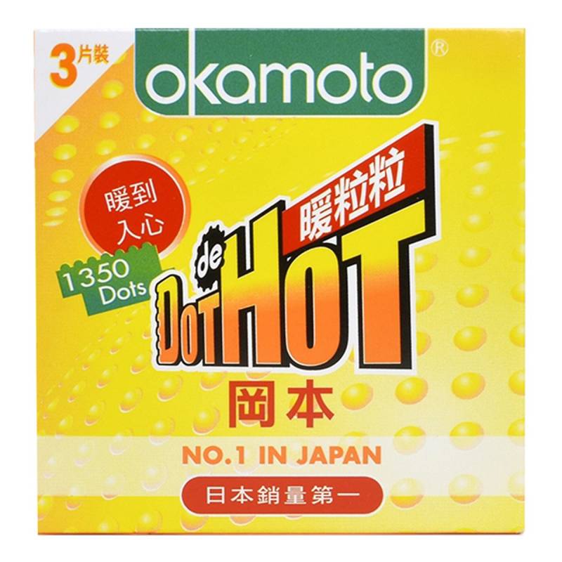 Bao cao su có gai Okamoto Dot De Hot