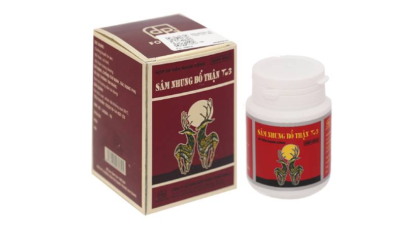 Bổ thận Sâm Nhung Bổ Thận TW3