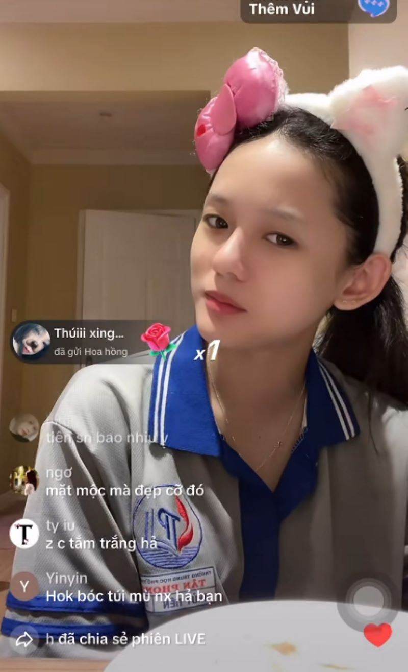 Thủy Tiên lên live đính chính vụ việc