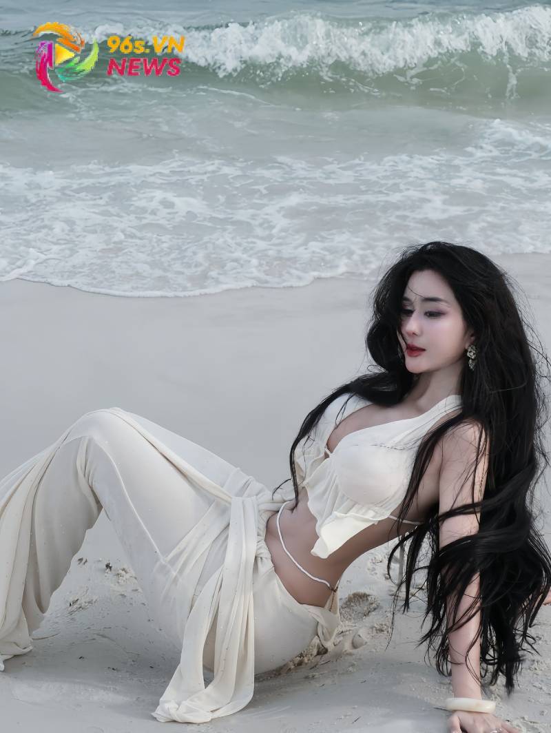 Cô khéo léo kết hợp các bộ trang phục tôn dáng với những địa điểm đa dạng