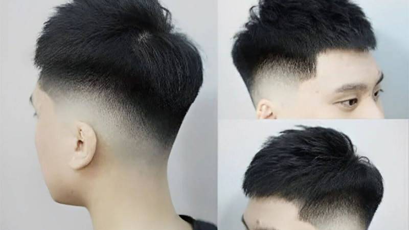 Tóc mái ngố cạo 2 bên