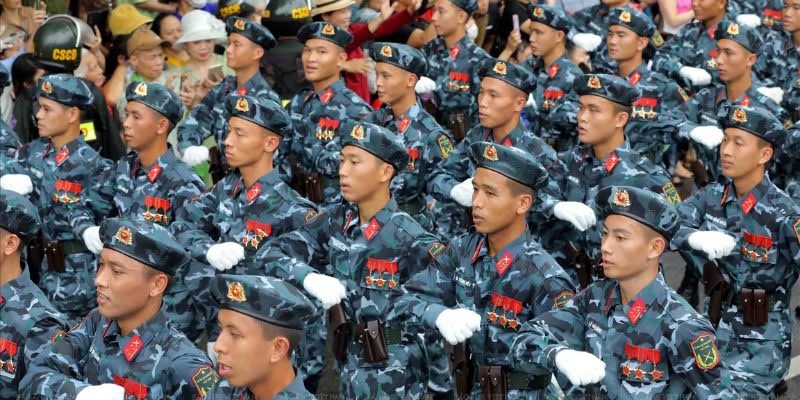 Khối đi bộ có quy mô lớn
