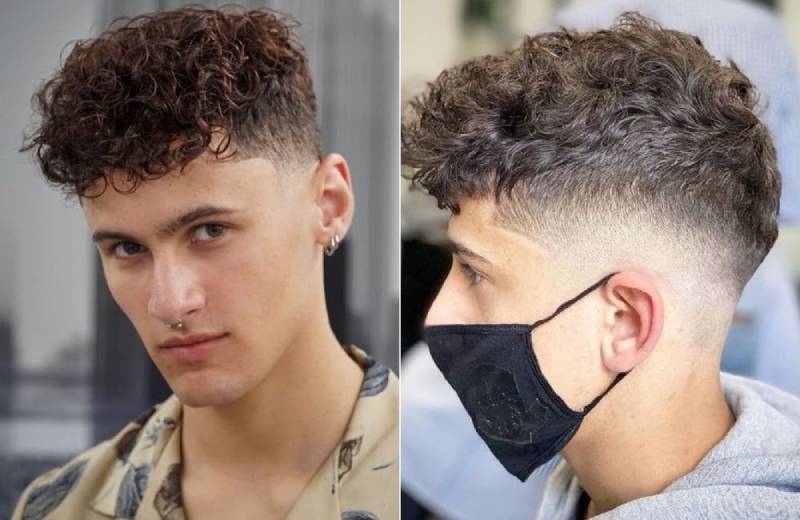 Kiểu tóc xoăn undercut