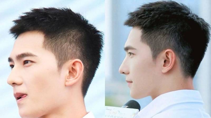 Kiểu undercut ngắn mặt tròn