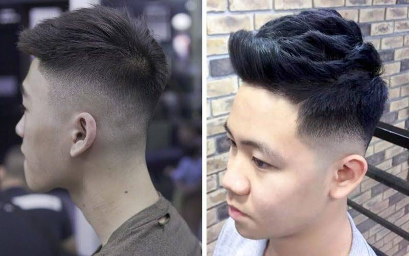 Tóc sport cho nam mặt dài