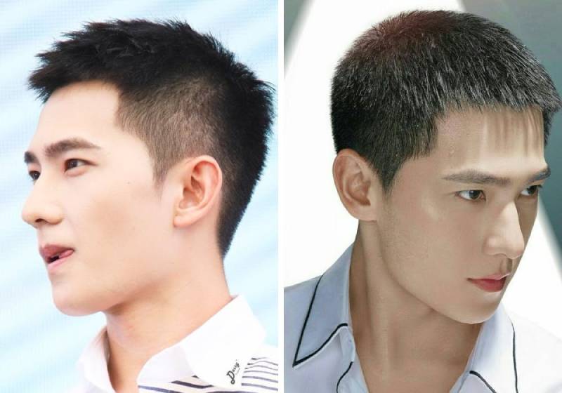 Tóc Mohican không vuốt