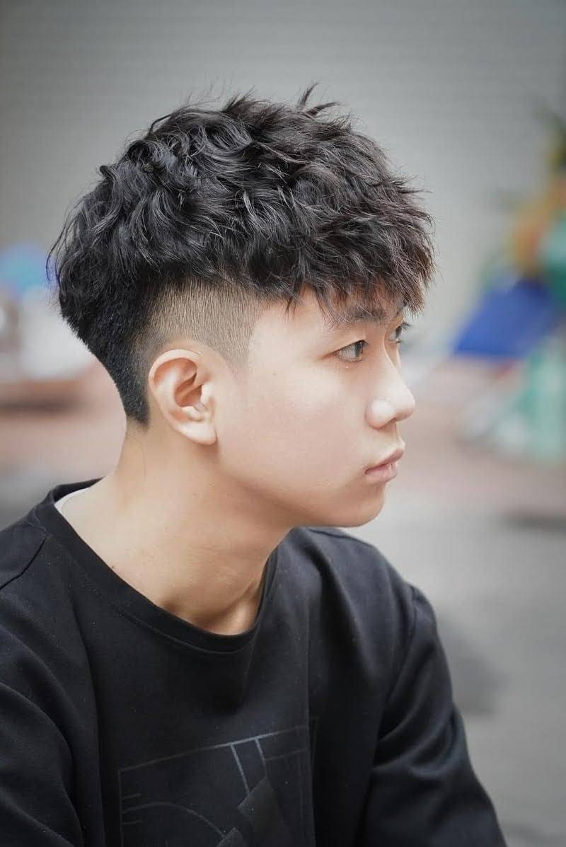 Tóc con sâu nam mặt dài