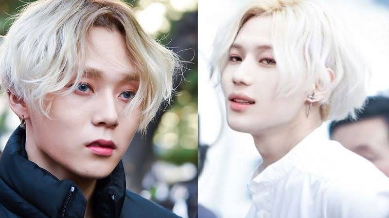 Tóc Mohican để gáy nhuộm bạch kim